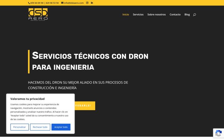 Screenshot of dsbaero.com