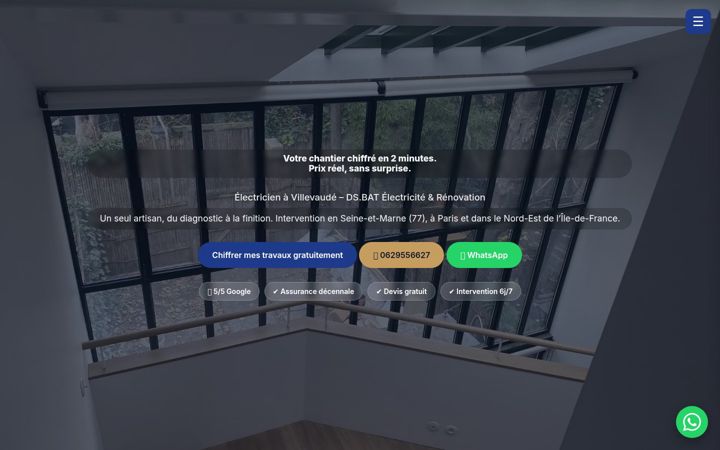Screenshot of dsbat.fr