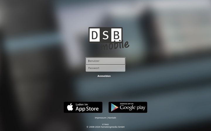 Screenshot of dsbmobile.de