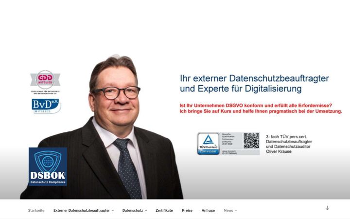 Snimka zaslona za dsbok.de