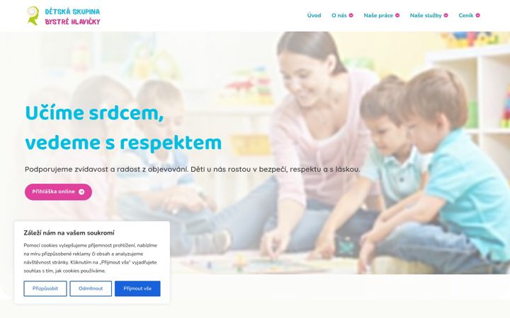 Snímek obrazovky dsbystrehlavicky.cz