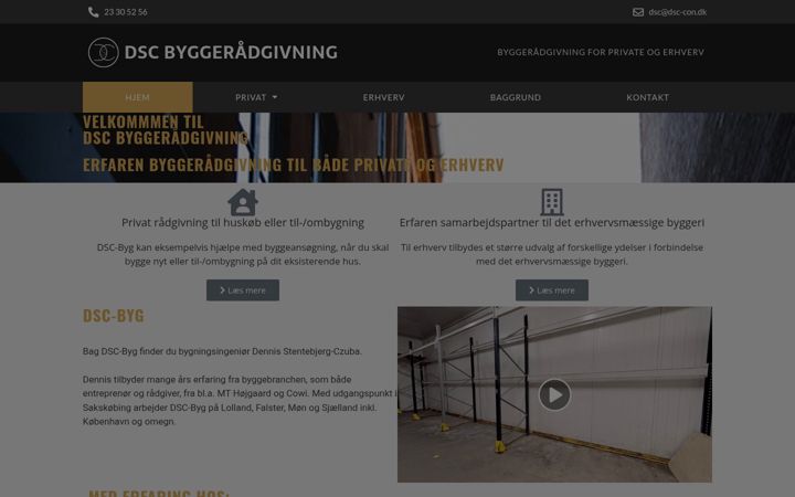 Snimka zaslona za dsc-con.dk