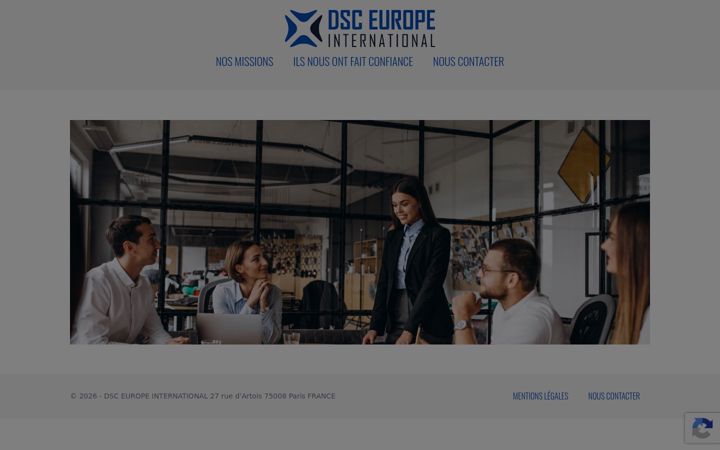 Screenshot of dsc-europe-international.com