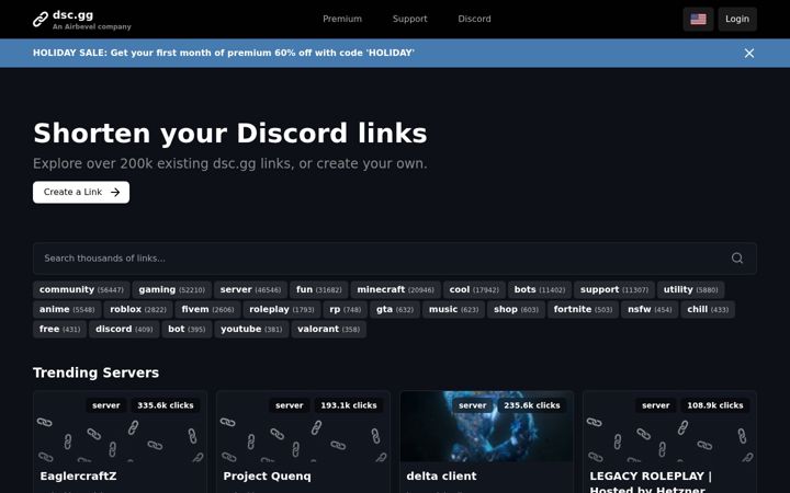 Screenshot of dsc.gg