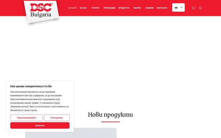 Screenshot of dscbg.com