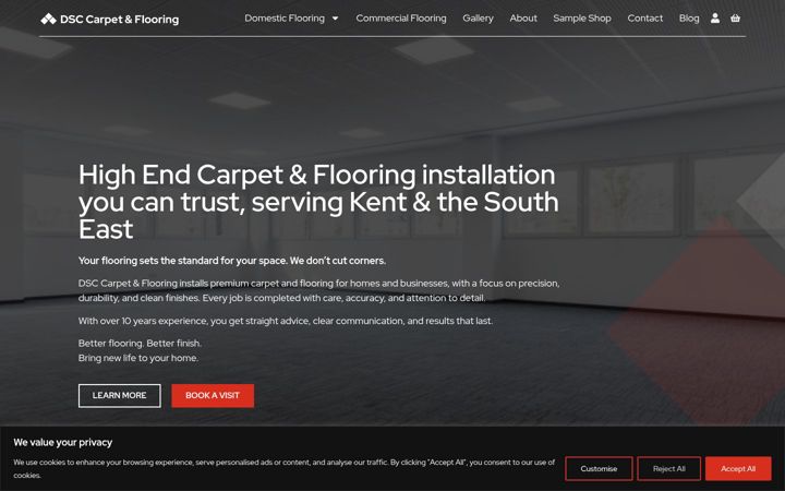 Képernyőkép: dsccarpetflooring.co.uk