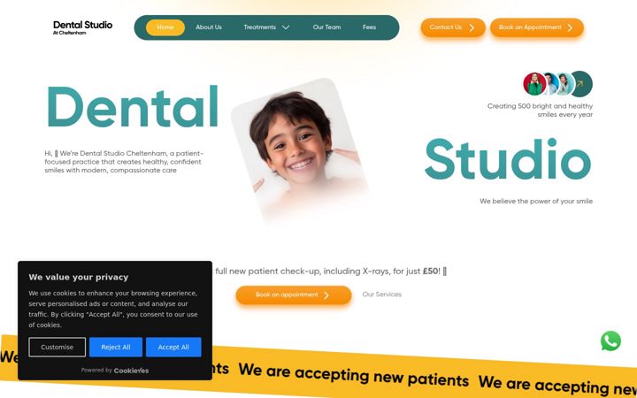 Screenshot of dscheltenham.com