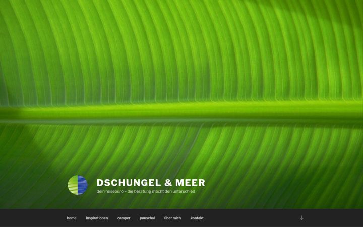 Screenshot of dschungel-meer.de
