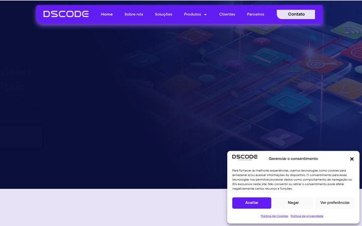 Capture d'écran de dscode.io