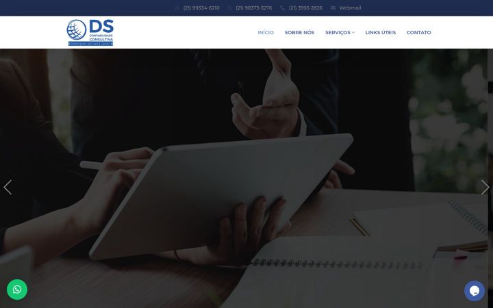 Screenshot van dscontabilconsultiva.com.br