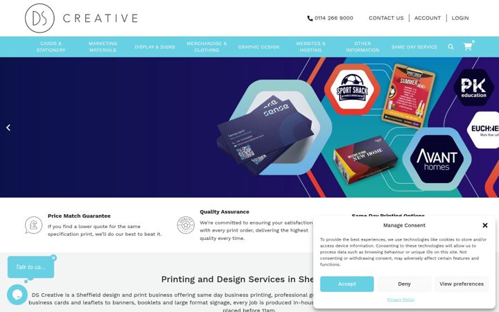 Képernyőkép: dscreative.co.uk