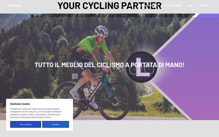 Screenshot of dscycling.com