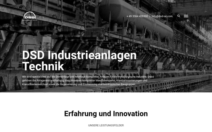 Screenshot of dsd-iat.de