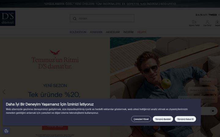 Screenshot of dsdamat.com