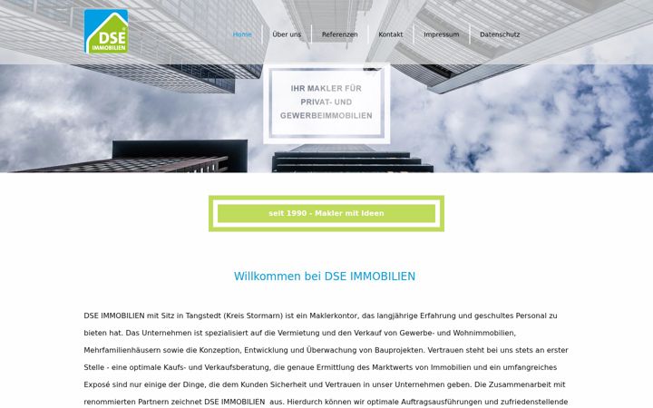 Screenshot of dse-immobilien.de