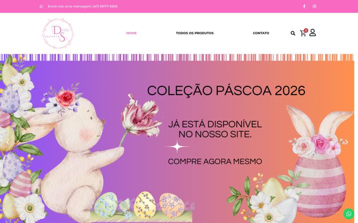 Screenshot van dsencantohomedecor.com.br