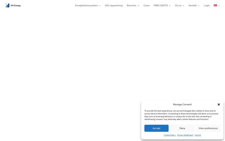 Capture d'écran de dsenergy.io
