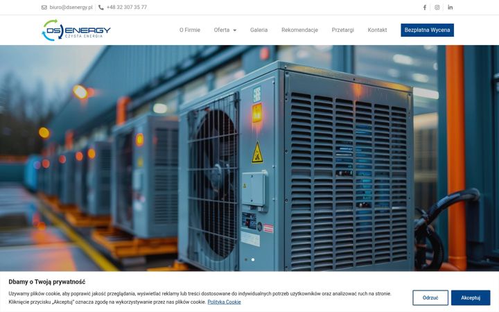 Posnetek zaslona dsenergy.pl