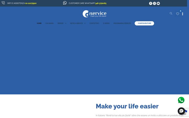 Screenshot van dservice.it