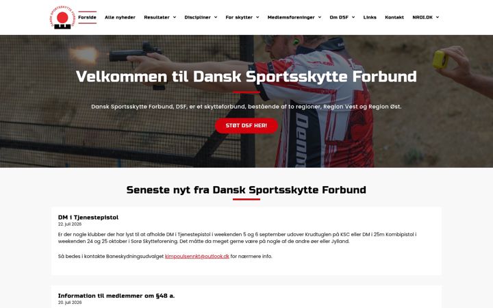 Snimka zaslona za dsf.dk