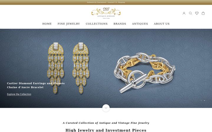 Screenshot von dsfantiquejewelry.com