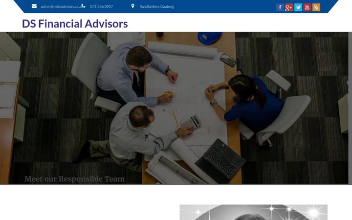 Képernyőkép: dsfinadvisors.co.za