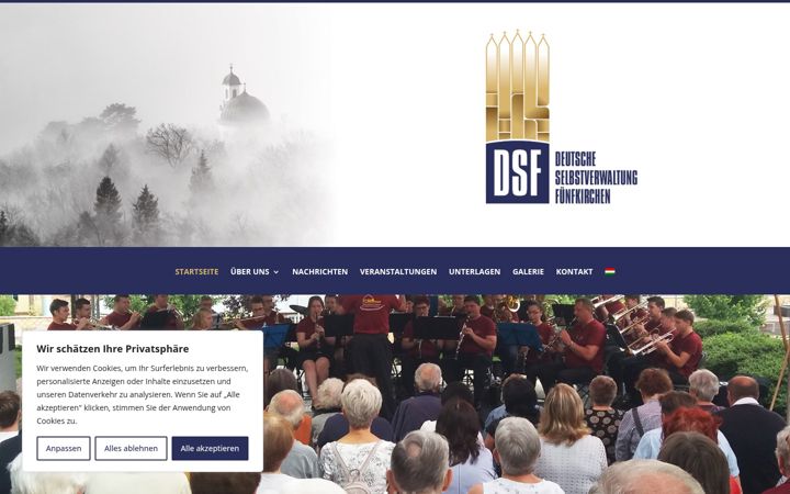 Screenshot di dsfunfkirchen.hu