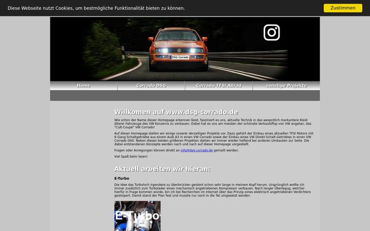 Screenshot of dsg-corrado.de
