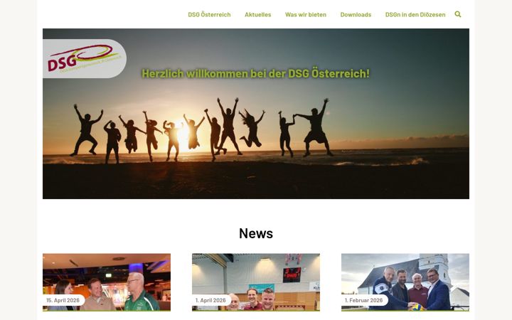 Screenshot von dsg-oesterreich.at