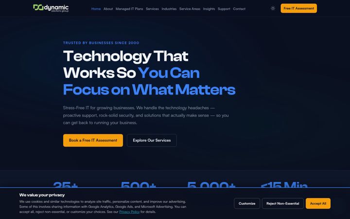 Screenshot of dsghelp.com