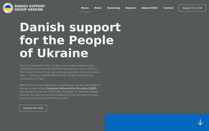 Captură de ecran a dsgu.org