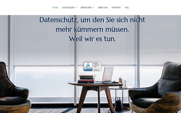 Screenshot of dsgvo-institut.de