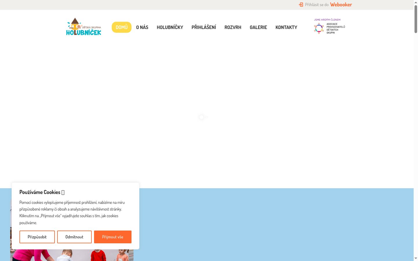 Screenshot tal-banner tal-kunsens muri qabel kwalunkwe interazzjoni