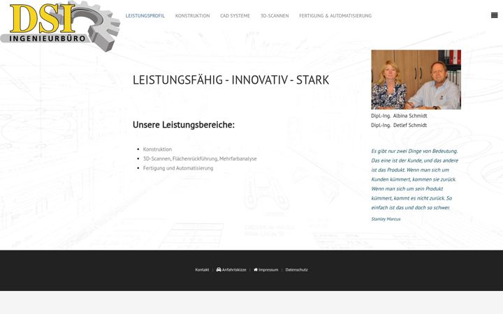 Kuvakaappaus sivustosta dsi-cad.de