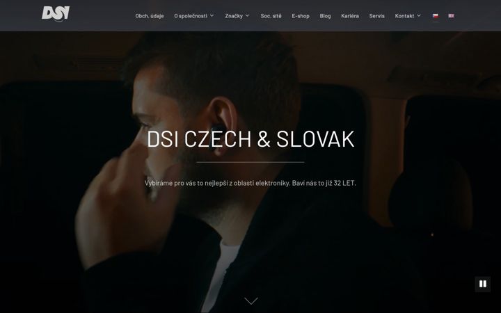 Screenshot of dsi.cz