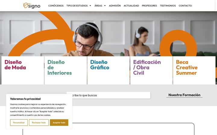 Screenshot von dsigno.es