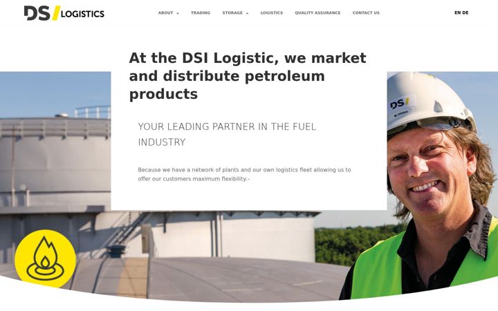 Screenshot of dsilogistic.com