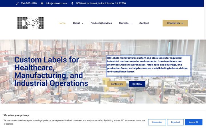 Screenshot of dsiweb.com