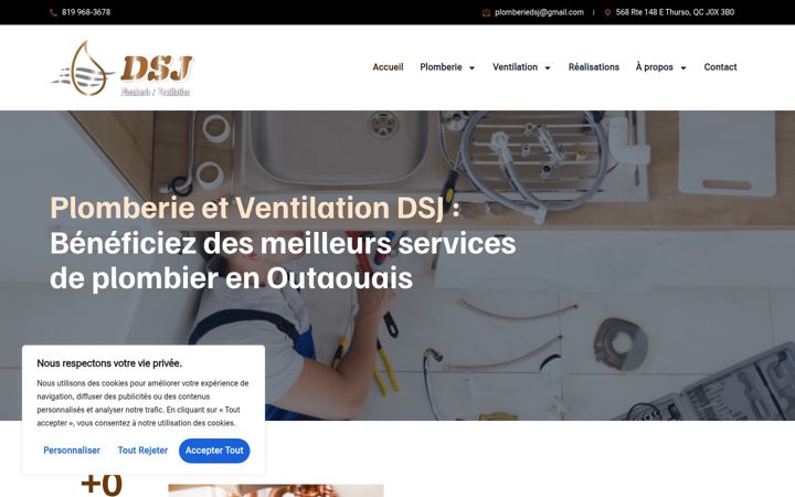 Screenshot of dsj-inc.com