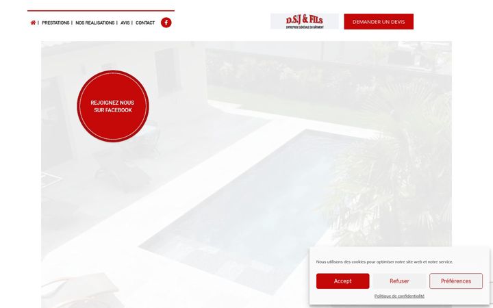 Screenshot ta' dsjetfils-construction.fr