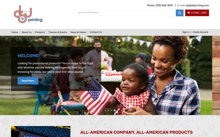 Screenshot of dsjpromos.com