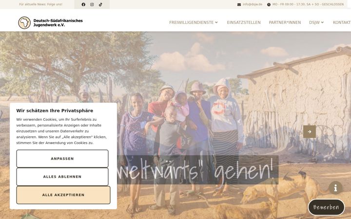 Zrzut ekranu dsjw.de
