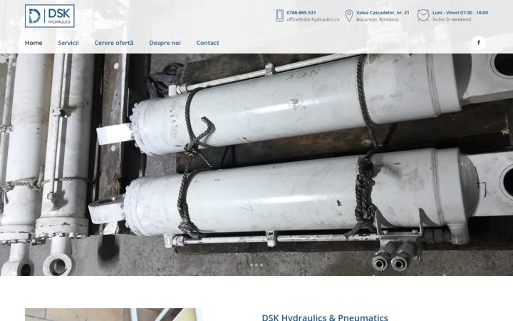 Screenshot of dsk-hydraulics.ro