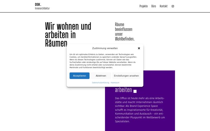 Zrzut ekranu dsk-innenarchitektur.de