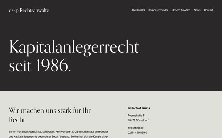 Screenshot of dskp.de