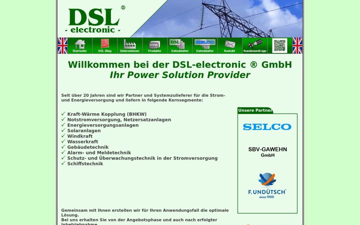 Screenshot of dsl-electronic.de