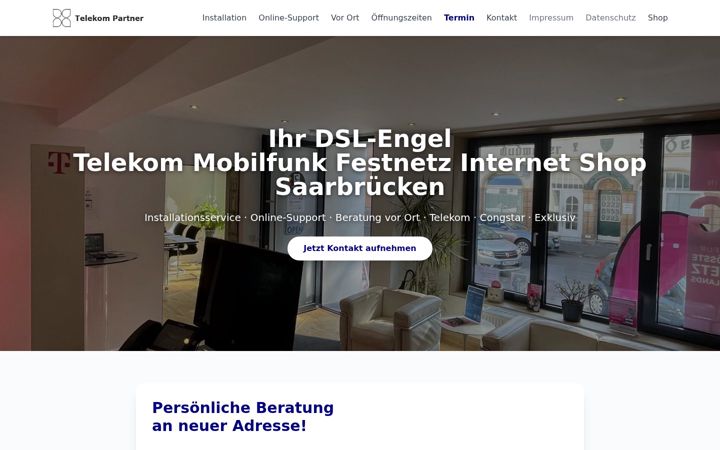 Screenshot of dsl-engel.de