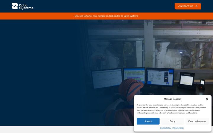 Screenshot of dsl-systems.com