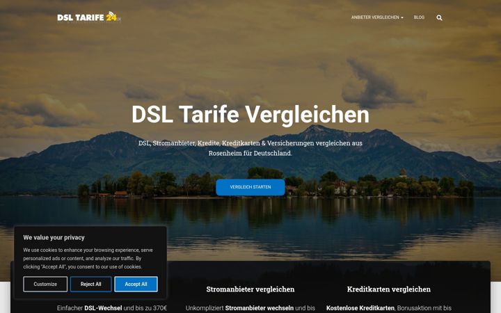 Screenshot of dsl-tarife-24.de