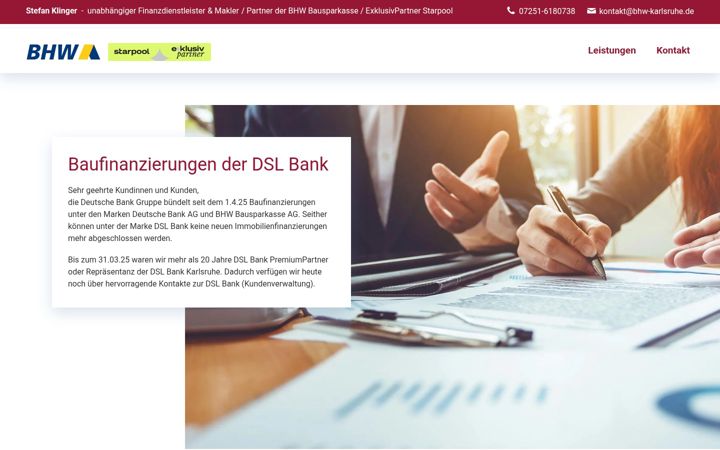 Screenshot of dslbank-rp.de